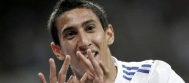 Di Maria celebrando un gol con el Real Madrid Di Maria celebrando un gol con el Real Madrid