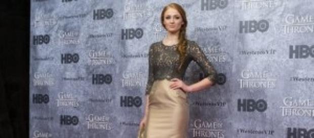 La joven actriz, Sophie Turner. La joven actriz, Sophie Turner.