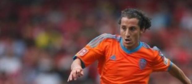 Guardado en la pretemporada con el Valencia Guardado en la pretemporada con el Valencia