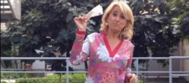 Luciana Littizzetto e i 100 euro della polemica. Luciana Littizzetto e i 100 euro della polemica.