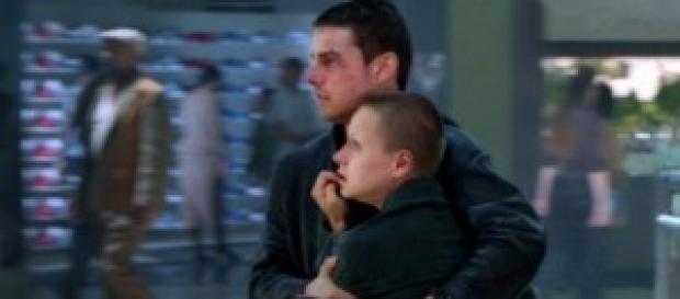 Tom Cruise y Samantha Morton en "Minority report" Tom Cruise y Samantha Morton en "Minority report"