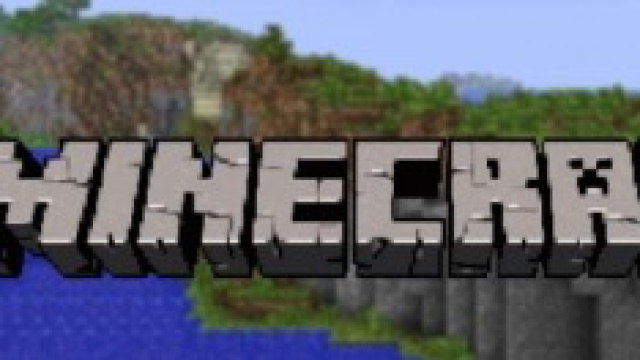 scritta del gioco Minecraft