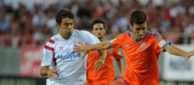 Gayà en el partido contra el Sevilla Gayà en el partido contra el Sevilla