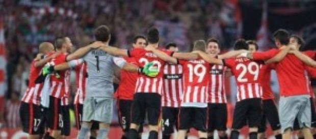 el athletic festejando el pase a la Champions el athletic festejando el pase a la Champions