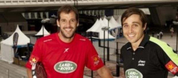 Juan Martín Díaz y Fernando Belasteguin. Juan Martín Díaz y Fernando Belasteguin.