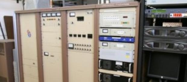La salle technique d'une radio La salle technique d'une radio