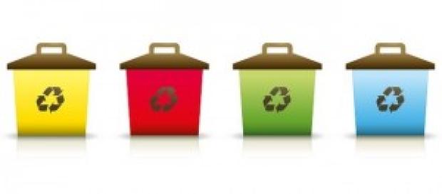 Separação de lixo e reciclagem Separação de lixo e reciclagem