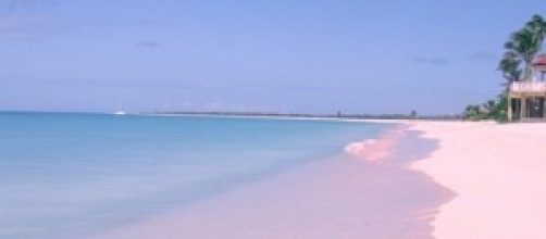 Una veduta della Pink Beach di Barbuda