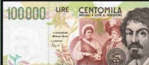 Le 100.000 lire "Caravaggio" 