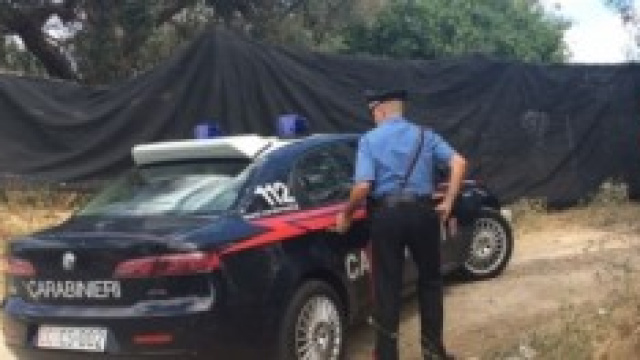 Il luogo del ritrovamento dei resti umani