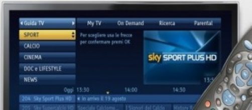 Nuovo canale Sky sport plus HD