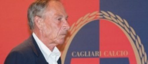 Zdenek Zeman allenatore del Cagliari