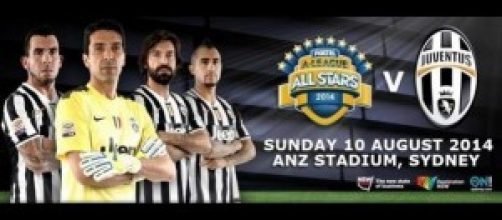 Juventus-All Stars A-League con Del Piero