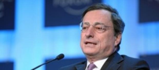 Mario Draghi, presidente do Banco Central Europeu Mario Draghi, presidente do Banco Central Europeu