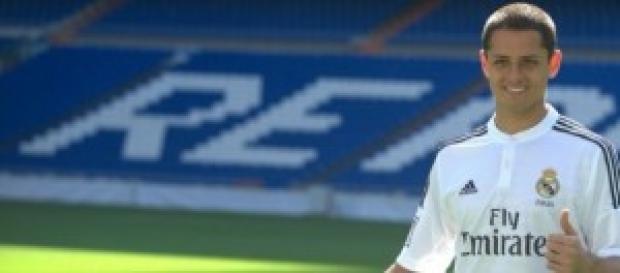 'Chicharito' en el Bernabéu. Foto: La Información 'Chicharito' en el Bernabéu. Foto: La Información
