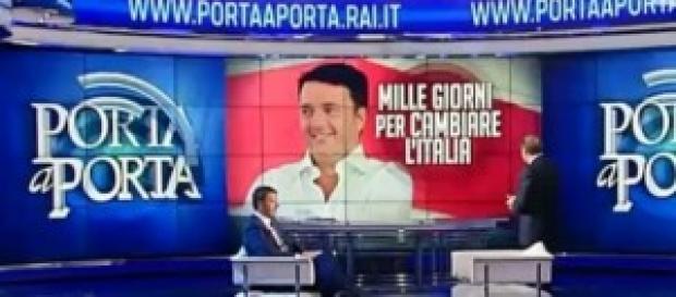 Riforma pensioni 2014, Renzi a Porta a Porta Riforma pensioni 2014, Renzi a Porta a Porta