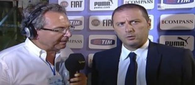 L'allenatore del Bari Devis Mangia L'allenatore del Bari Devis Mangia