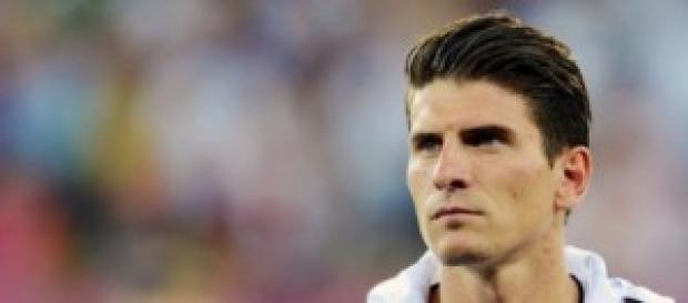 Mario Gómez con la selección alemana Mario Gómez con la selección alemana