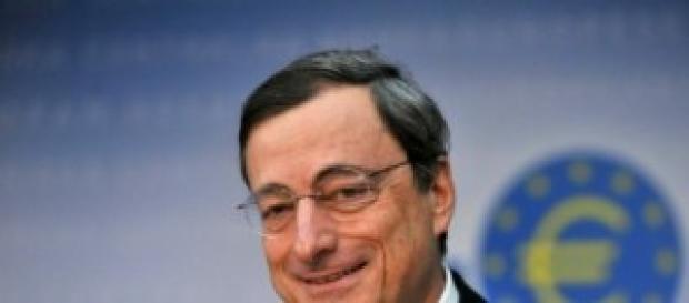 Il presidente della BCE Mario Draghi Il presidente della BCE Mario Draghi