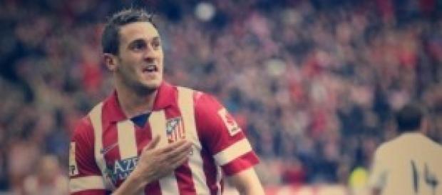 Koke, durante un partido de los rojiblancos Koke, durante un partido de los rojiblancos