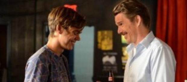 Ellar Coltrane y Ethan Hawke en "Boyhood" Ellar Coltrane y Ethan Hawke en "Boyhood"