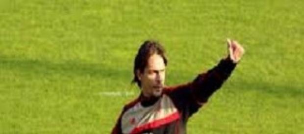 Filippo Inzaghi allenatore del milan Filippo Inzaghi allenatore del milan