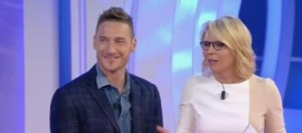Francesco Totti con Maria a Tu si que vales. Francesco Totti con Maria a Tu si que vales.