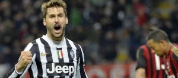 l'attaccante juventino Fernando Llorente l'attaccante juventino Fernando Llorente