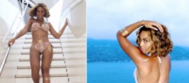 Beyonce in bikini durante le sue vacanze Beyonce in bikini durante le sue vacanze