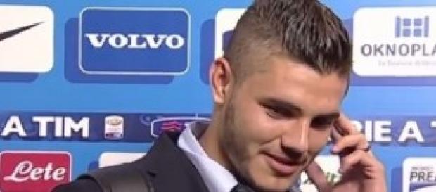 Mauro Icardi in un'intervista dell'anno scorso Mauro Icardi in un'intervista dell'anno scorso