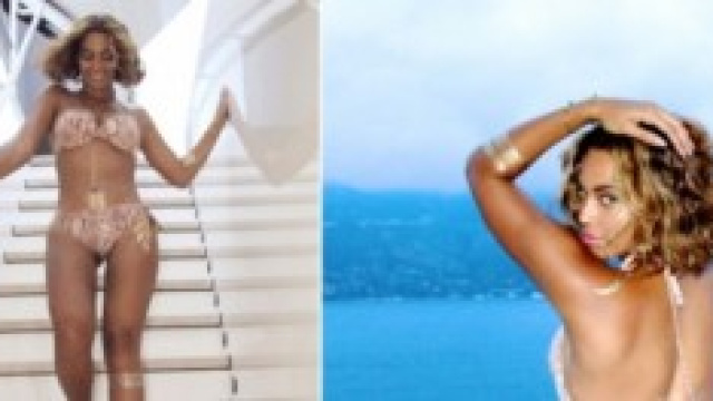 Beyonce in bikini durante le sue vacanze