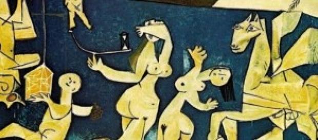 Picasso: particolare de "La pace" Picasso: particolare de "La pace"