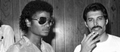 Michael e Freddie in una foto d'epoca