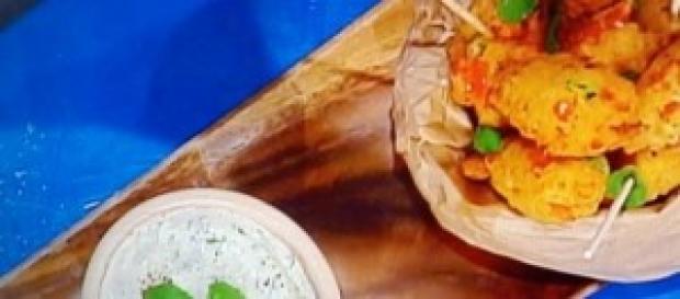 Keftedes con salsa labneh di Andrea Mainardi Keftedes con salsa labneh di Andrea Mainardi