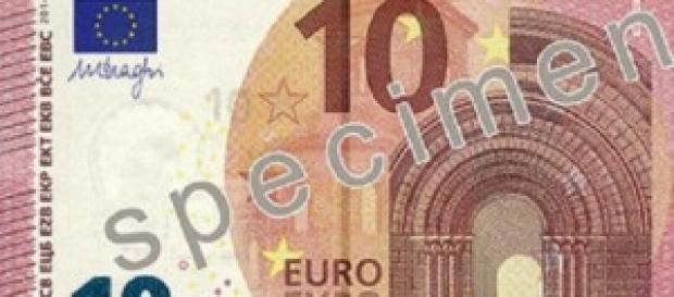 La nuova banconota da 10 euro La nuova banconota da 10 euro
