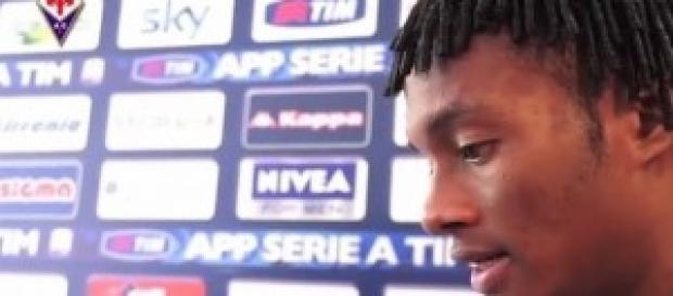 Il giocatore della Fiorentina, Juan Cuadrado Il giocatore della Fiorentina, Juan Cuadrado