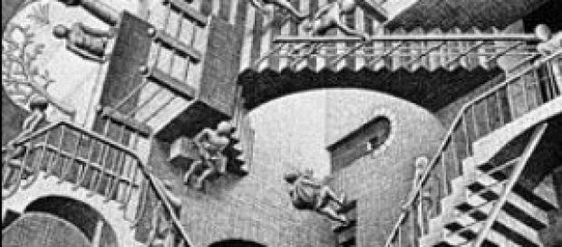 Escher, Casa di scale (Relativity) Escher, Casa di scale (Relativity)