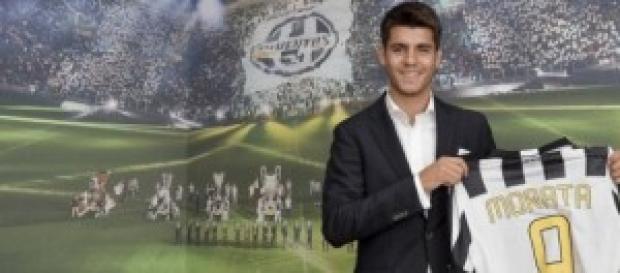 Morata pronto all'esordio in bianconero. Morata pronto all'esordio in bianconero.