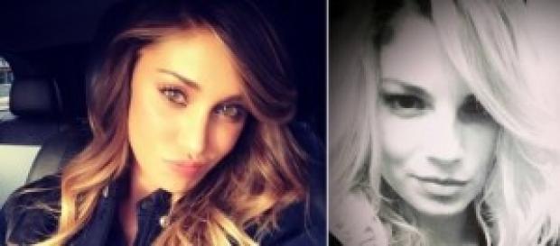 Un bacio tra Belen Rodriguez e Emma Marrone Un bacio tra Belen Rodriguez e Emma Marrone