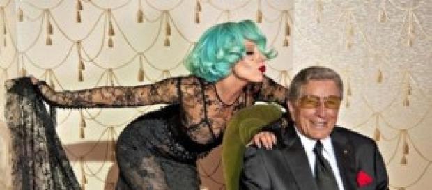 Dueto de Lady Gaga e Tony Bennett Dueto de Lady Gaga e Tony Bennett