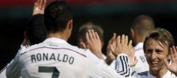 Los dos goleadores del partido de ayer Los dos goleadores del partido de ayer