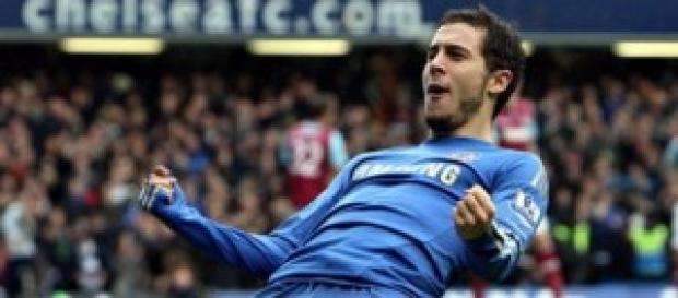 il giocatore dei Blues Eden Hazard il giocatore dei Blues Eden Hazard