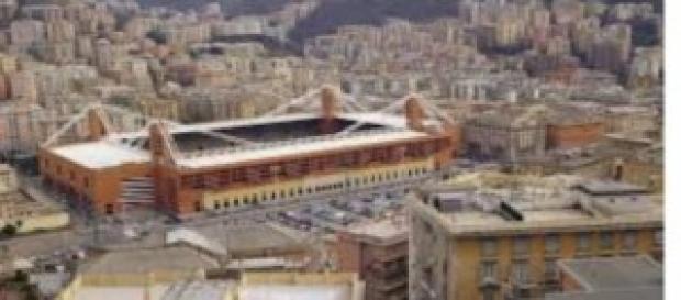 Lo stadio Ferraris di Genova Lo stadio Ferraris di Genova