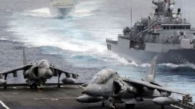 Mezzi aereonavali nelle esercitazioni Nato