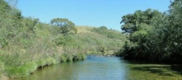 Corrego do Rio São Francisco na Serra da Canastra Corrego do Rio São Francisco na Serra da Canastra