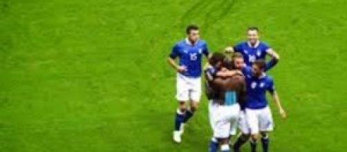 L'Italia vince contro l'Olanda di Hiddink
