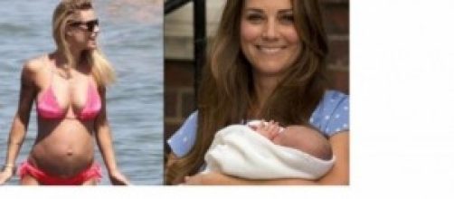 Michelle Hunziker e Kate Middleton ancora mamme.