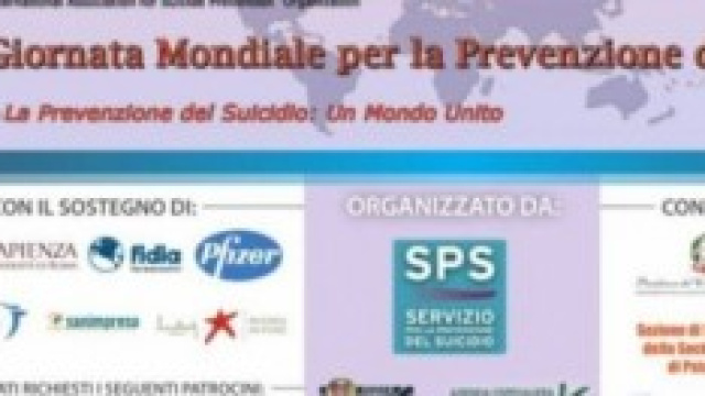 Giornata mondiale per la prevenzione del suicidio