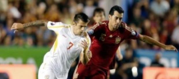 Sergio Busquets, autor del tercer gol Sergio Busquets, autor del tercer gol