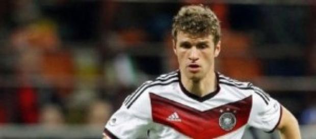 Thomas muller attaccante della germania Thomas muller attaccante della germania